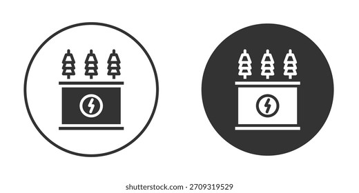 Transformer icon in glyph style for web Design. UI UX icons