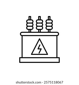transformer icon Simple outline illustration