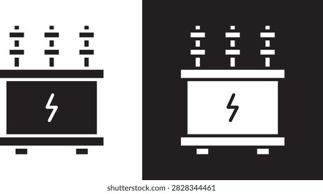 Transformer icon solid app sticker..