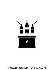 Transformator-Symbol, Vektorgrafik Beste Flat-Symbol.