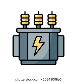 transformer icon vector design template simple and clean