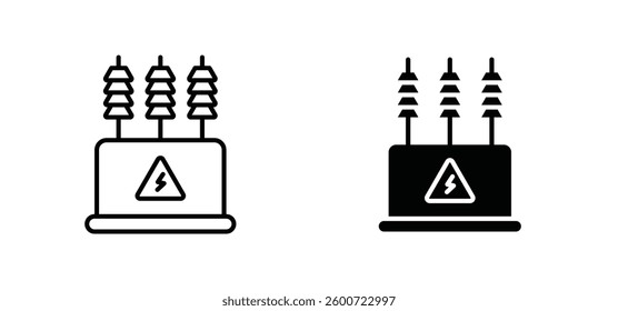 Transformer icons set for apps and web ui designs. simple isolated graphics.