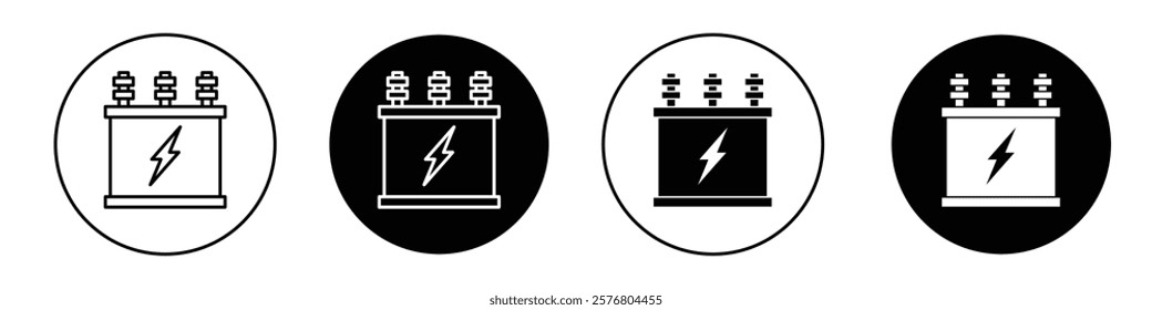 Transformer icons vector pack for web designs