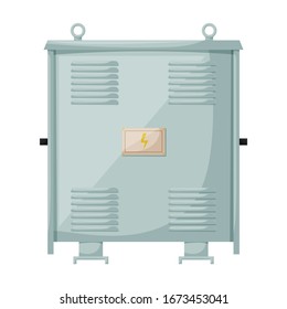 Transformer vector icon.Cartoon vector icon isolated on white background transformer .