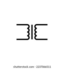 Transformers icon vector. Transformers symbol, Transformers sign
