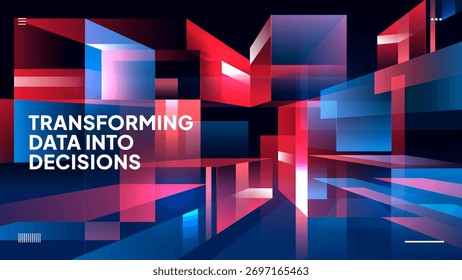 Projeto de ilustração vetorial multicolor de fundo baseado em tecnologia