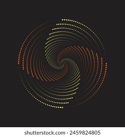 Transforming digital landscapes with vibrant energy, our Shutterstock vector 'Black Background With Orange and Yellow Circles' redefines creativity!