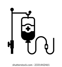 transfusion icon flat vecktor trendy popular simple