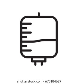 Transfusion icon logo isolated on white background template vector