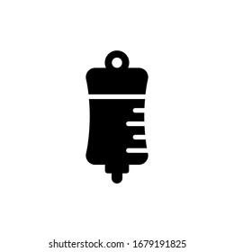 Icono de transfusión estilo de glifo vectorial