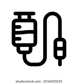 transfusion icon. vector line icon for your website, mobile, presentation, and logo design.
