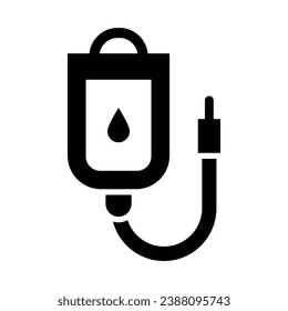 Transfusion Vector Glyph Icon For Personal And Commercial Use.
