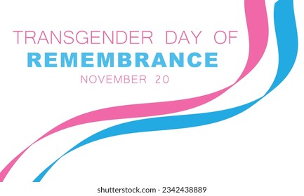Transgender Day of Remembrance. background, banner, card, poster, template. Vector illustration.