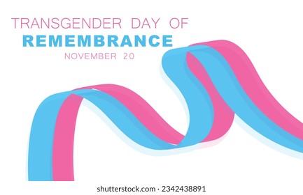 Transgender Day of Remembrance. background, banner, card, poster, template. Vector illustration.