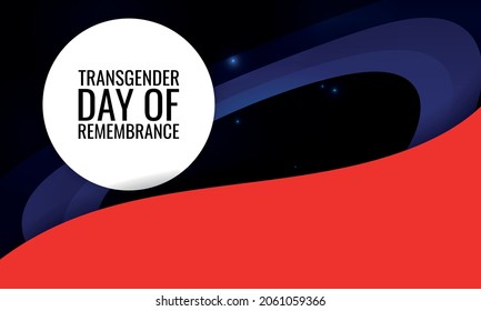 Transgender Day Of Remembrance.Geometric Design Suitable For Greeting Card Poster And Banner