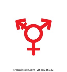 transgender icon design art vector
