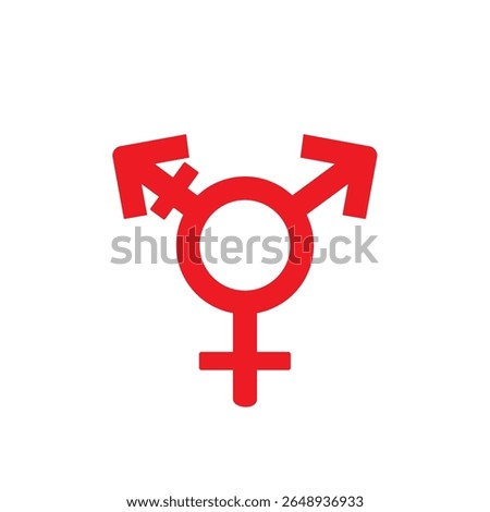 transgender icon design art vector