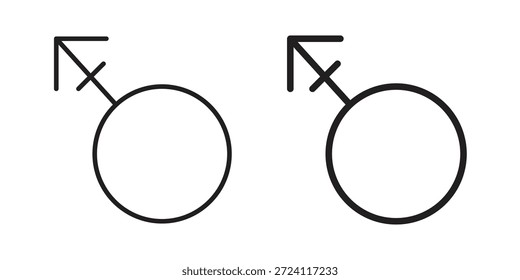 Icono transgénero para su diseño de Sitio web, logotipo, App, interfaz de usuario. EPS10