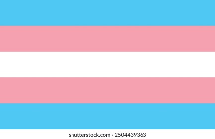 Bandera del Orgullo Transgénero, diseño de Vector