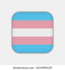 Transgender pride flag. Vector illustration.