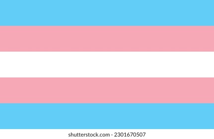 Transgender Pride Flag.Transgender Trans Pride Flag Vector