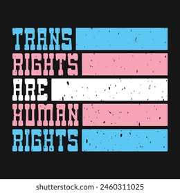 Transgender Pride Vector T-shirt Design