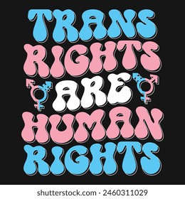 Transgender Pride Vector T-shirt Design