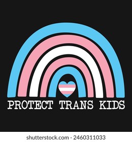 Transgender Pride Vector T-shirt Design