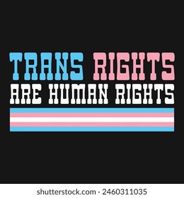 Transgender Pride Vector T-shirt Design