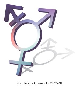 Transgender symbol