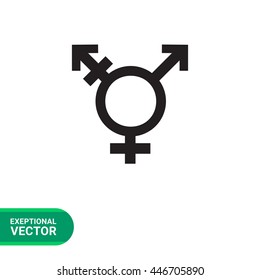 Transgender symbol icon