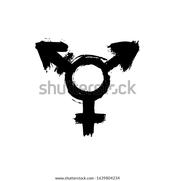 Transgender Symbol Vector Grunge Signs Lgbt Stock Vector Royalty Free Shutterstock