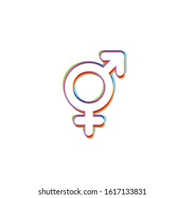 Transgender - Vector App Icon