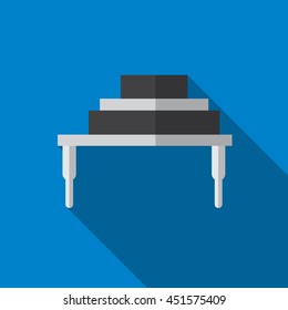 Transistor flat icon illustration isolated vector sign symbol
