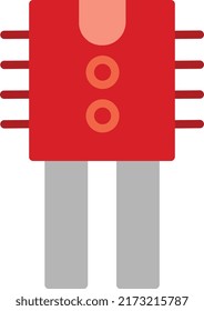 Transistor Vector Flat Icon Design
