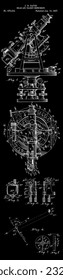 Transit Instrument – 1897 Patent – A transit instrument is used to collect astronomical data for the purpose of navigation and making star charts.