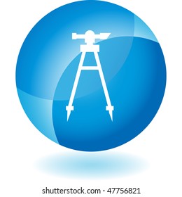 Transit Level Icon isolated on a white background.