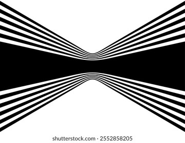 Transition from black to white. Modern vector background in retro style. Striped sports black and white pattern from lines. For advertising, covers, Abstract letter X