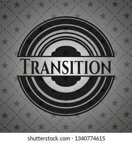 Transition dark emblem. Retro