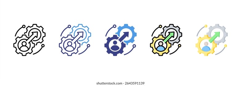 Transition Multi Style Icon Set