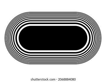 Transición de un color a otra línea ondulada abstracta. Moderno vector de fondo rayado.