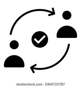 Transition Readiness icon line vector illustration