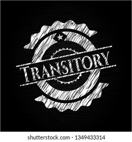 Transitory chalk emblem