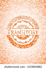Transitory orange mosaic emblem