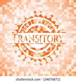 Transitory orange mosaic emblem