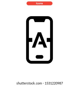 Translate icon isolated sign symbol vector illustration - high quality black style vector icons
