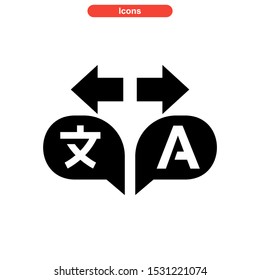 Translate icon isolated sign symbol vector illustration - high quality black style vector icons
