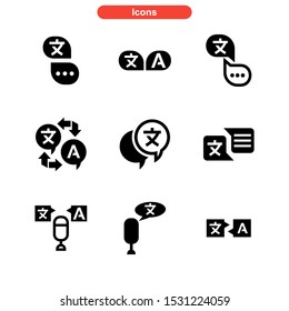 Translate icon isolated sign symbol vector illustration - Collection of high quality black style vector icons
