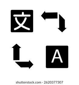 Translate icon on white background