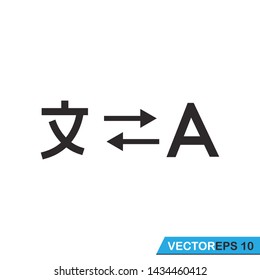 translate icon vector design illustration